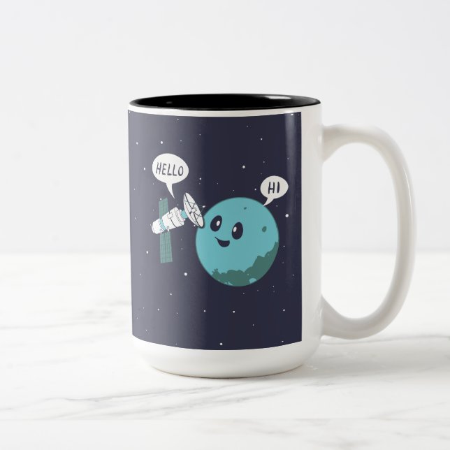 Planet Two-Tone Coffee Mug (Right)
