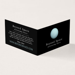 Planet Uranus, Astronomer, Astronomy Store Business Card