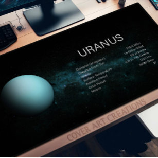 Planet Uranus Astronomy Science Desk Mat