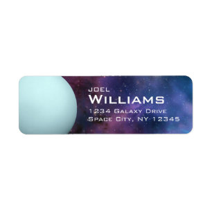Planet Uranus Solar System Space Return Address