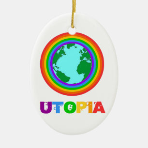 Planet Utopia Ceramic Tree Decoration