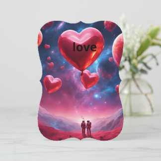 planet valentine's day card