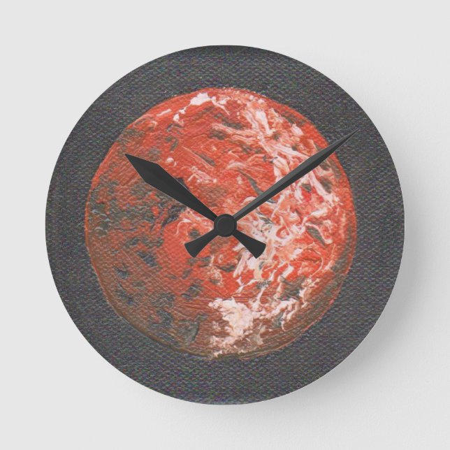 Planet Venus Round Clock (Front)