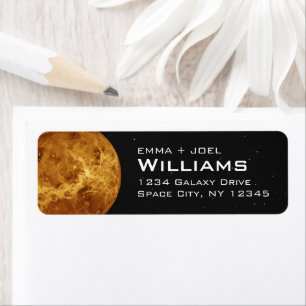 Planet Venus Solar System Space Return Address