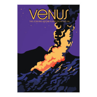 Planet Venus space art Photo Print