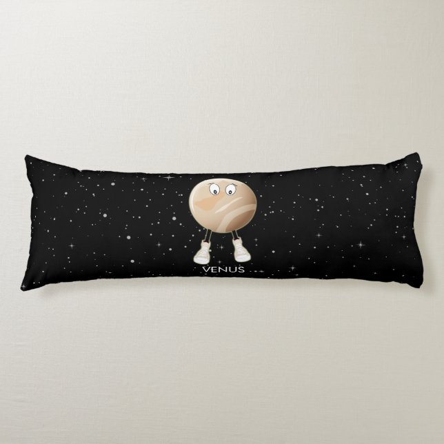 Planet Venus & Stars Body Cushion (Front)
