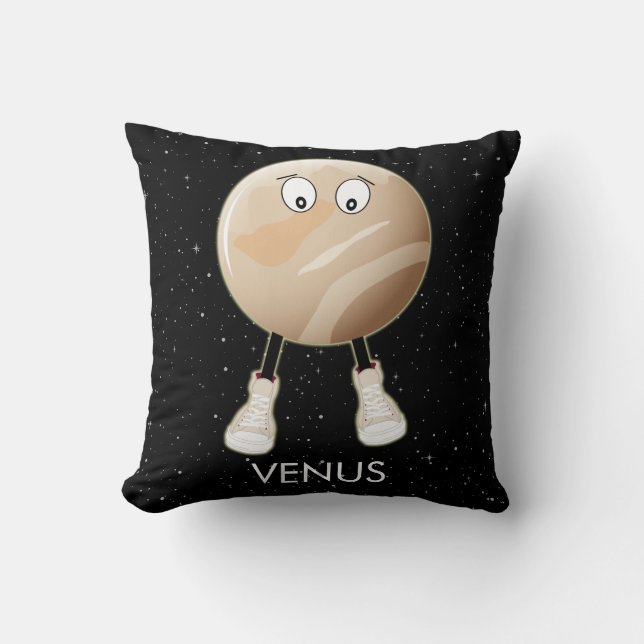 Planet Venus & Stars Cushion (Front)