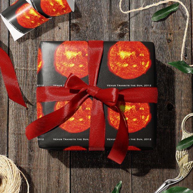 Planet Venus Transits the Sun, Hi-Res Wrapping Paper (Creator Uploaded)