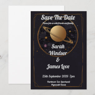 Planet Wedding Invitation