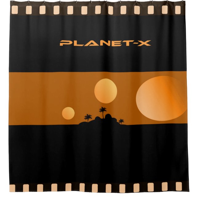 Planet X Shower Curtain (Front)