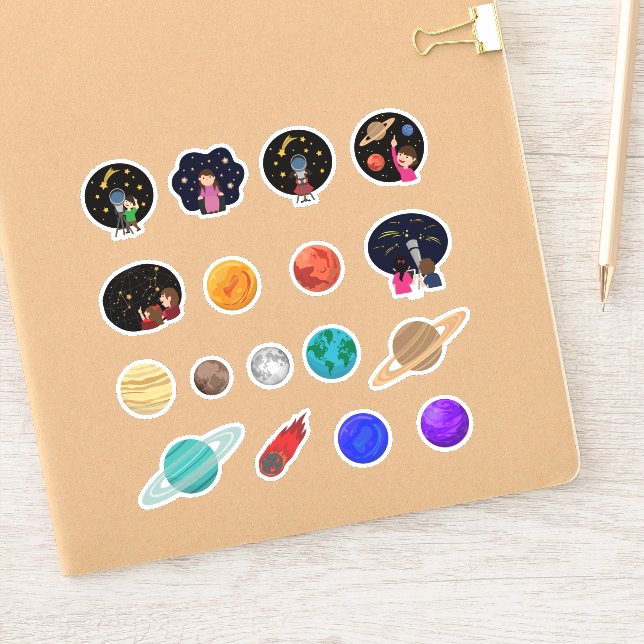 Planetarium Astronomy Kids Educational Planet (Notebook)