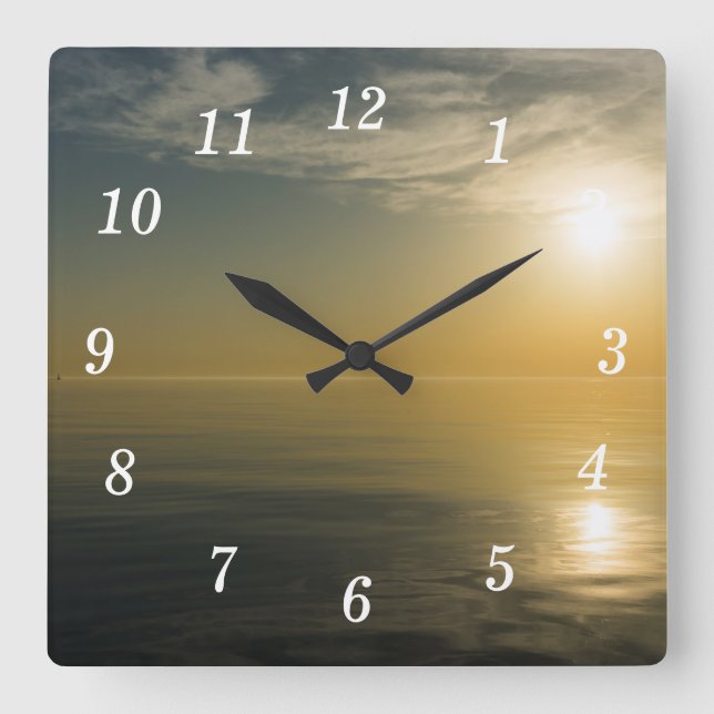 Planetarium Sunrise Wall Clock (Front)