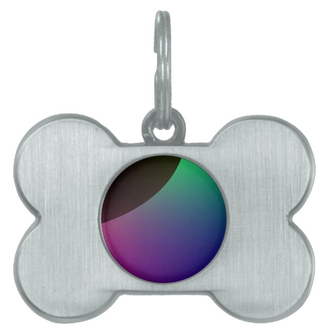 Planetary Aurora Pet Tag (Front)