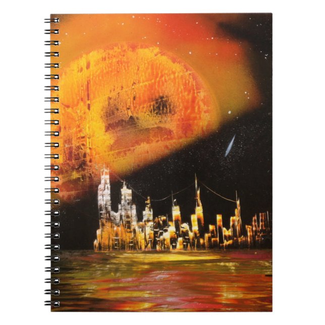 Planetary City Notebook (Front)