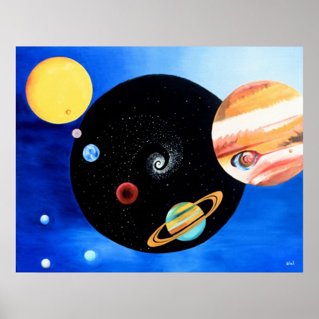 Planetary Mandala Poster (Front)