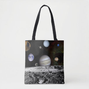 Planetary Montage Tote Bag