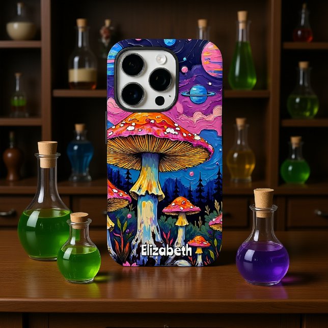 Planetary Mushroom Forest Case-Mate iPhone Case (Creator Uploaded)