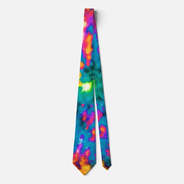 Planetary Nebula NGC 6751 Pop Art Psychedelic Tie (Front)