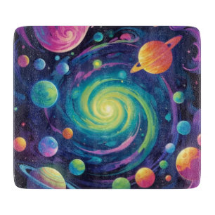 Planetary Spin  Cutting Board
