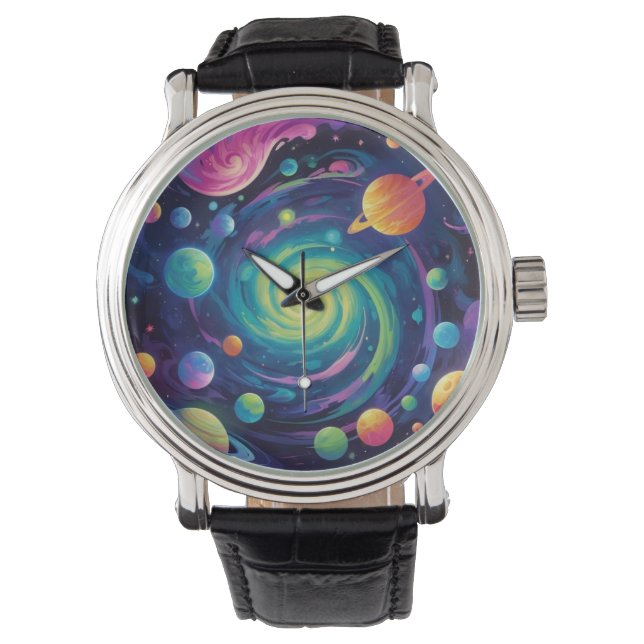 Planetary Spin  eWatch Watch (Front)