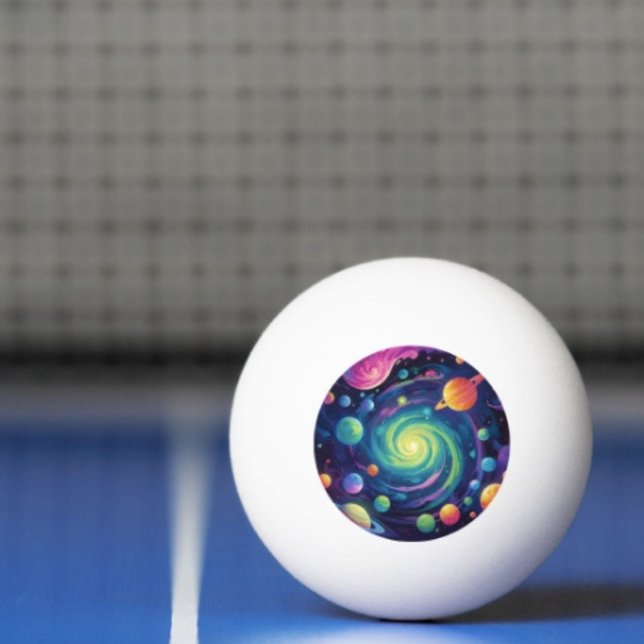 Planetary Spin Ping Pong Ball (Space Ping Pong Ball – ping pong ball. 3-star balls meet the ITTF's competition specifications. )