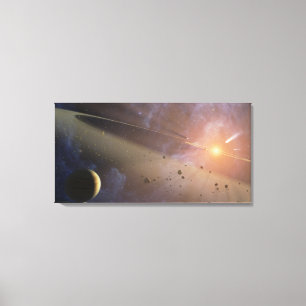 Planetary system Epsilon Eridani Canvas Print