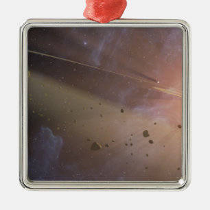 Planetary system Epsilon Eridani Metal Tree Decoration