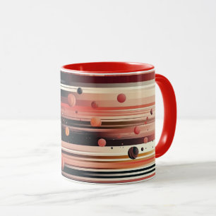 Planetary system. It uses modern design elements   Mug