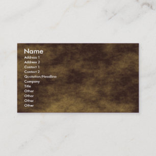 Planetary Terrain Business Card
