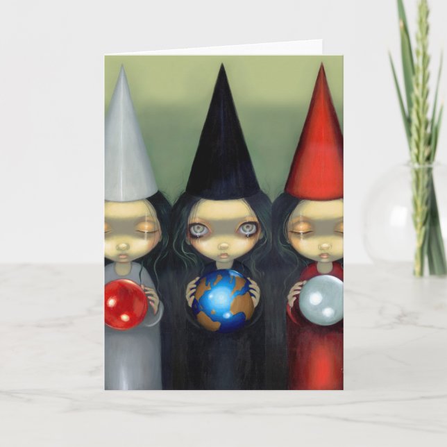 "Planetary Witches" Greeting Card (Front)