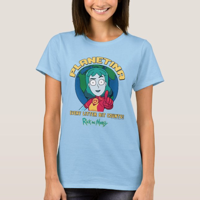 Planetina - Every Litter Bit Counts T-Shirt (Front)