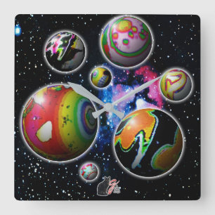 Planetoids Clock
