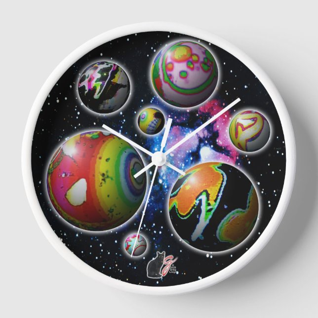 Planetoids Clock (Front)