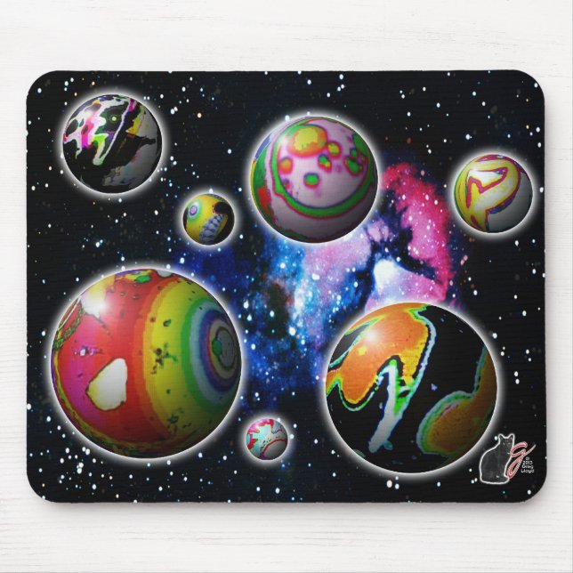 Planetoids Mouse Mat (Front)