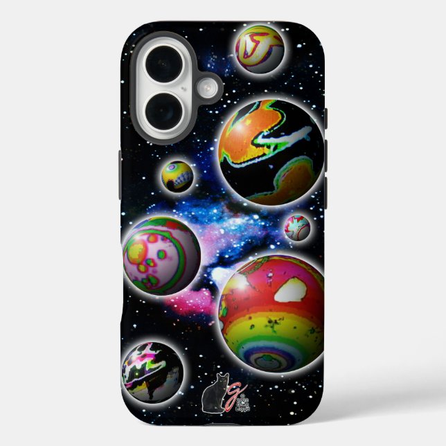 Planetoids Tough Case-Mate iPhone Case (Back)