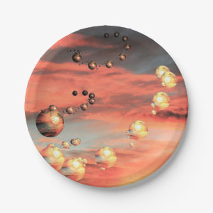 Planets Abound Paper Plate
