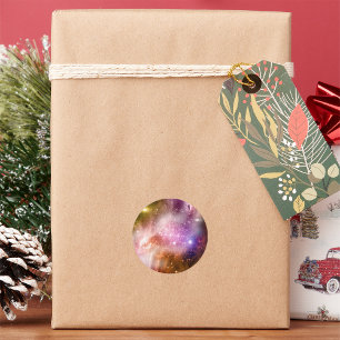 Planets And Galaxy Classic Round Sticker