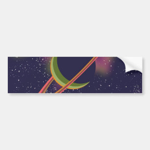 Planets and Stars Bumper Sticker