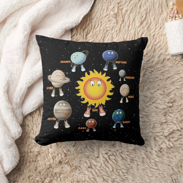 Planets and The Solar System Cushion (Blanket)