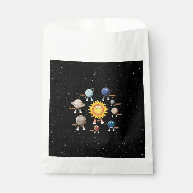 Planets and The Solar System  Favour Bags (Front)