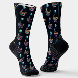 Planets Are Fascinating But Earth Is Home Socks