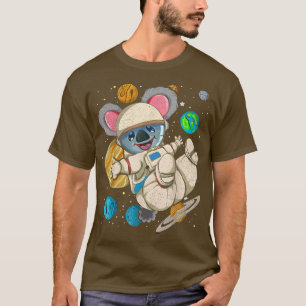 Planets Astronaut Animal Space Scientist Outer Spa T-Shirt