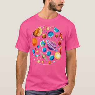Planets Astronomy Universe Outer Space Science T-Shirt