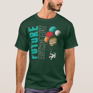 Planets Balloon Kids Outer Space Science Future As T-Shirt
