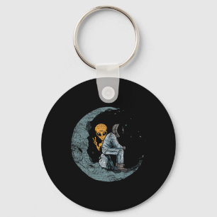 Planets Moon Spaceship Astronaut Key Ring