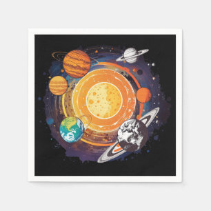 Planets Napkin