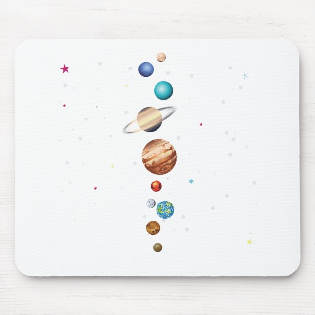 Planets of Solar System4 Mouse Mat (Front)
