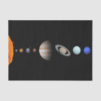 PLANETS OF THE SOLAR SYSTEM 15” Wrapping Tissue Paper