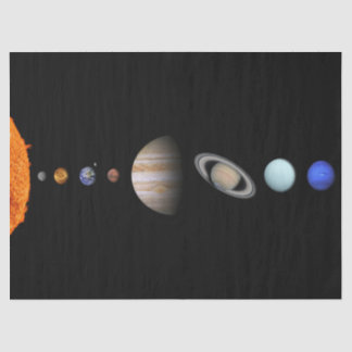 PLANETS OF THE SOLAR SYSTEM 23” Wrapping Tissue Paper