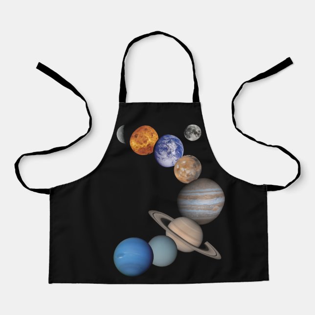 Planets of the solar system apron (Front)